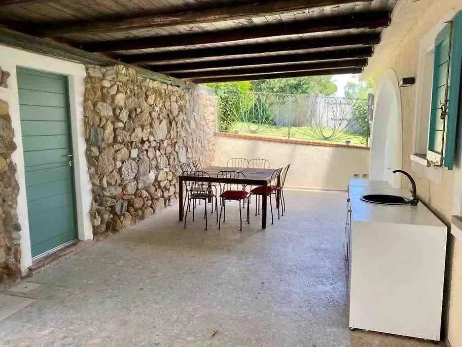 Villa Con Piscina Sulla Spiaggia Di Porto Giunco. Notteri Semesterbostad